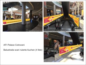 AFI Cotroceni_ balustrade scari rulante Auchan