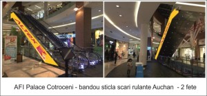 AFI Cotroceni_ scari rulante urcare-coborare etaj Auchan