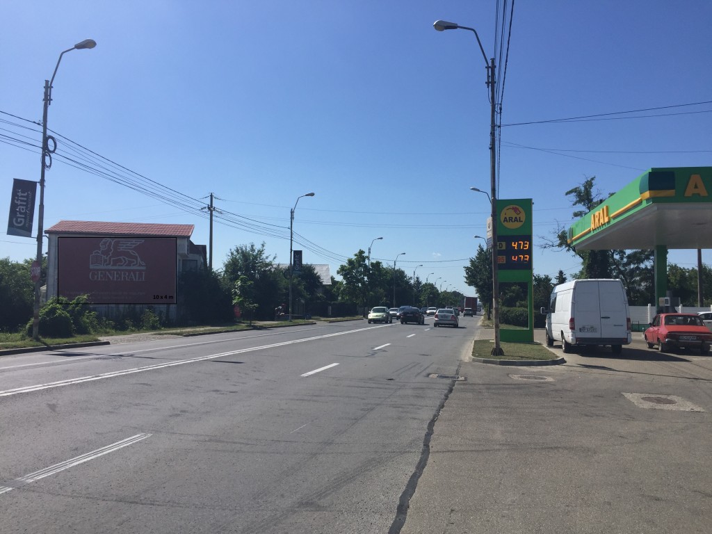 4. Bacau, E85-intrarea dispre Iasi - peco Aral, mesh 10 x 4 m