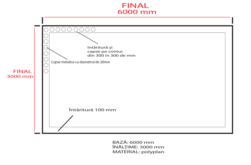 Schita polyplan 6 x 3m