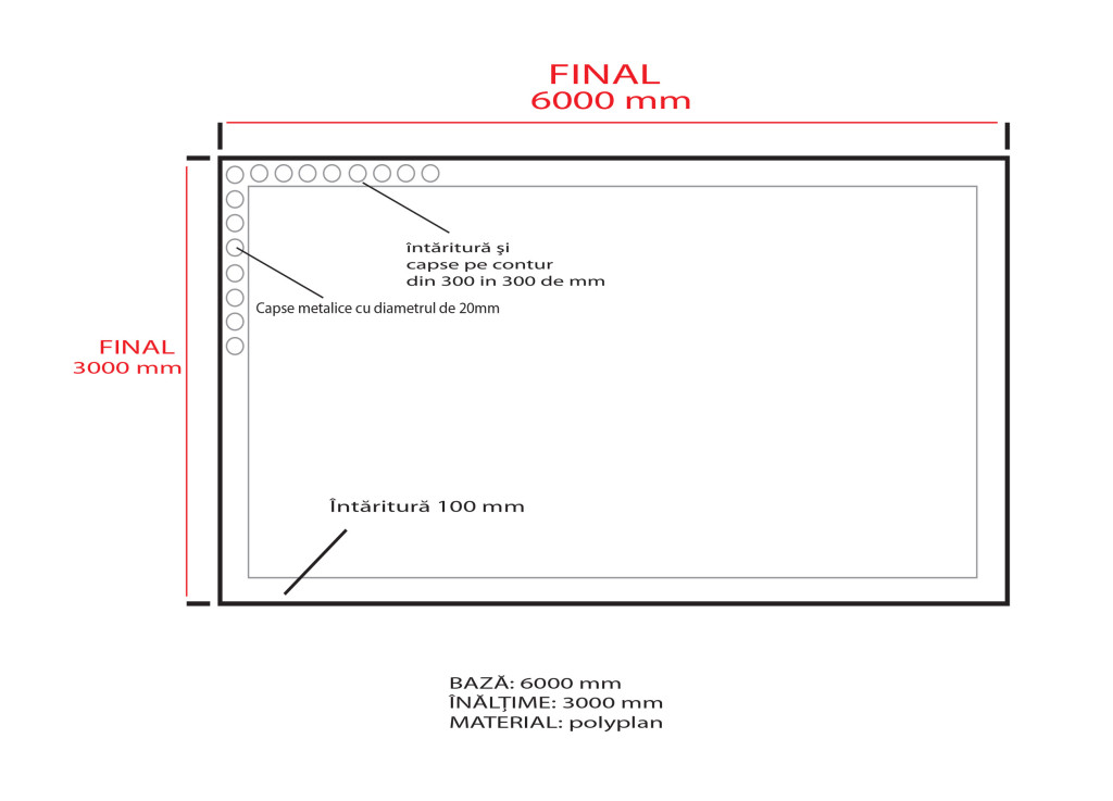 Schita polyplan 6 x 3m