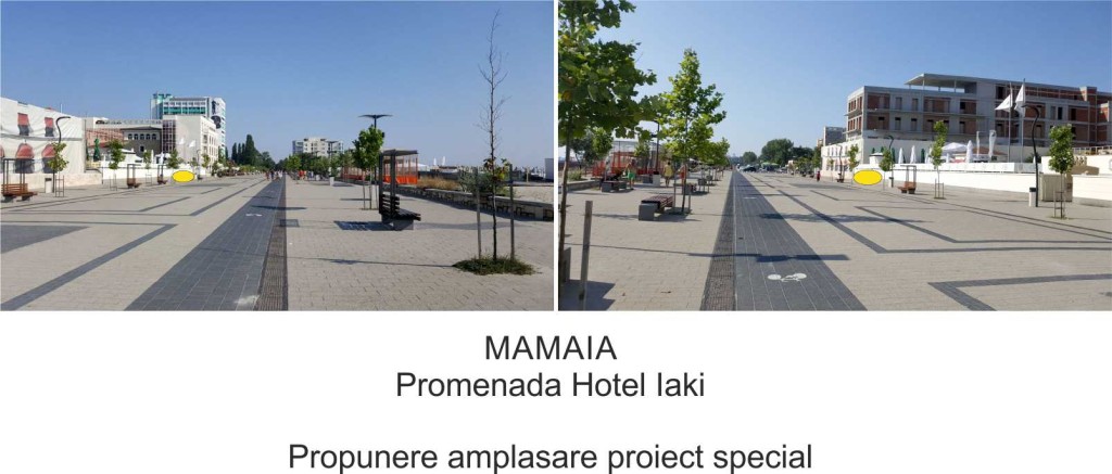 Mamaia - Promenada Hotel Iaki - propunere amplasare proiect